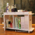 Boîte de rangement cosmétique d&#39;organisation portable en plastique